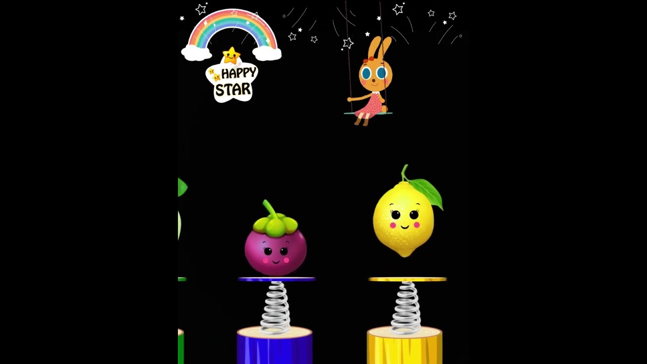Jumping Fruits Fun Dance #shorts