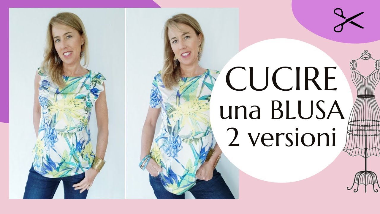 Cucire una Blusa Facile in 2 Versioni