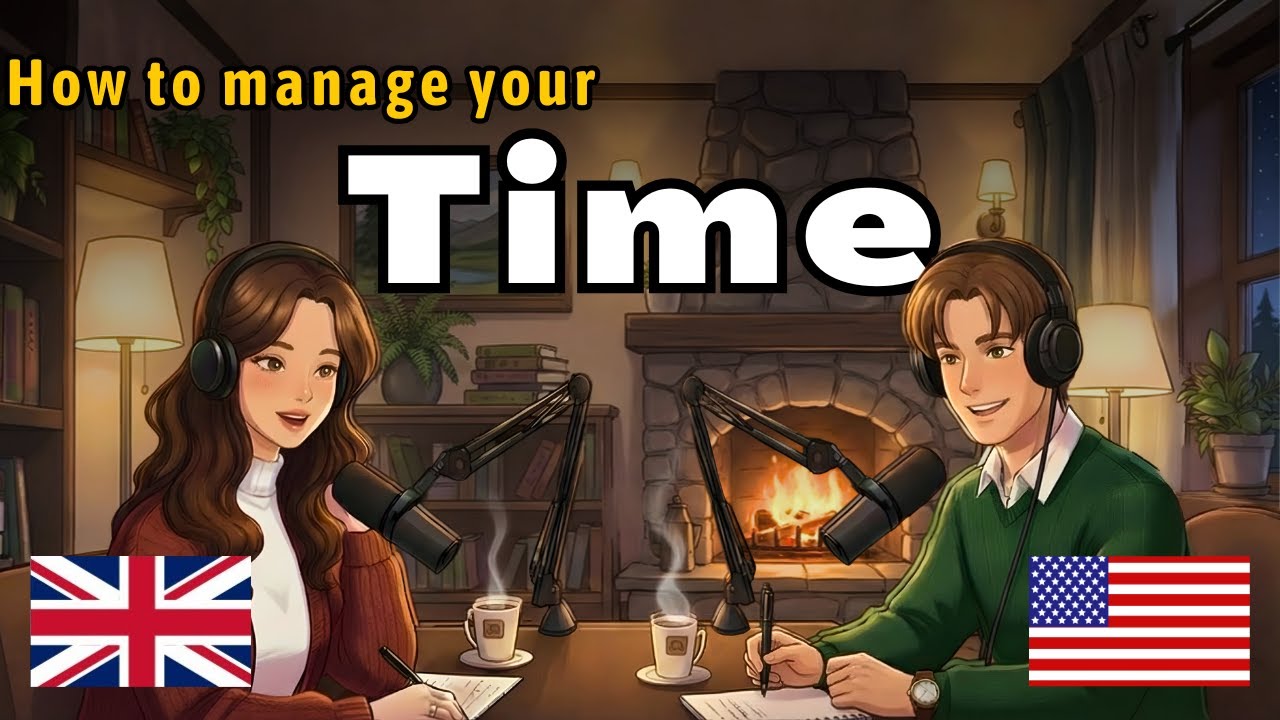 How To Manage Your Time | Talking About Time | English Conversation Practice Podcast