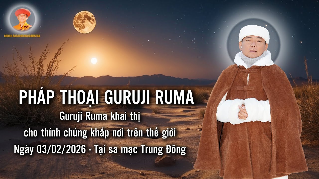 Pháp thoại Guruji Ruma | Ngày 03/02/2026 | Guruji Ruma khai thi cho thính chúng khắp nơi