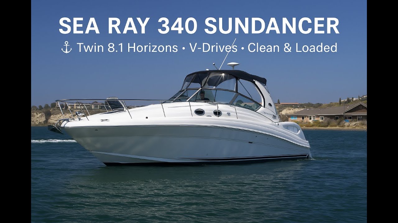 Tour “No Worries” – 2004 Sea Ray 340 Sundancer by South Mountain Yachts (949) 842-2344