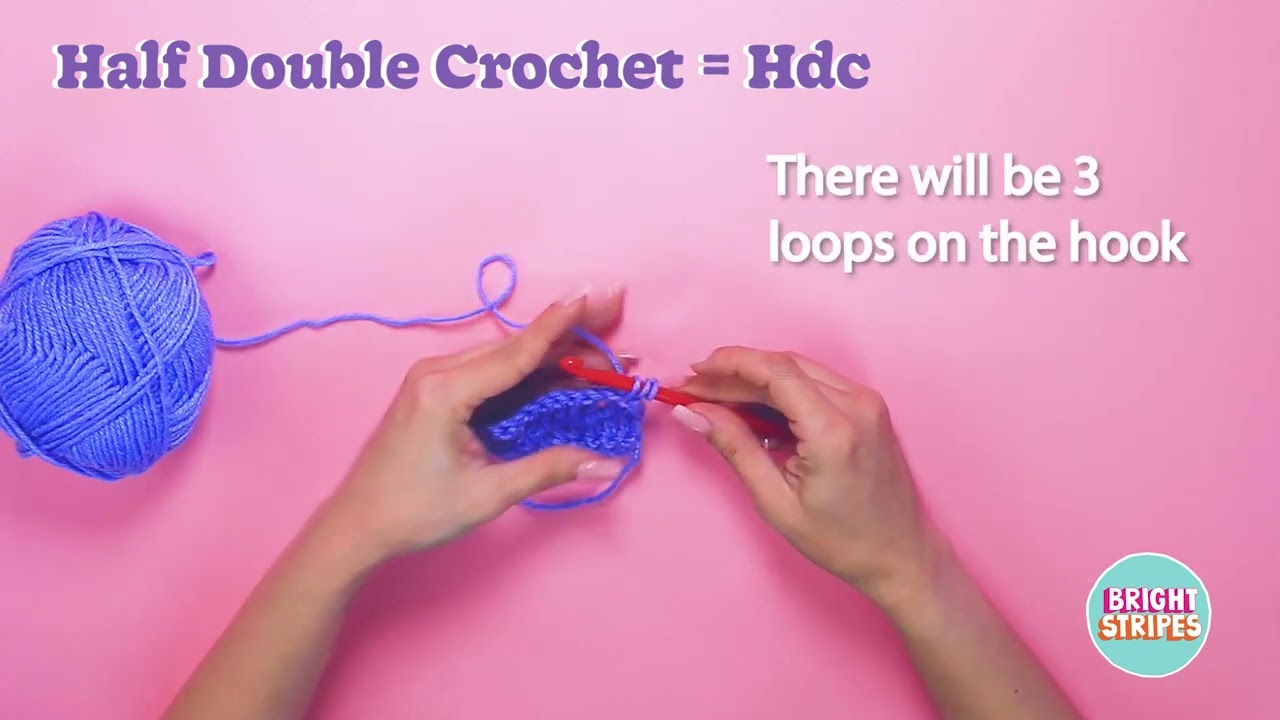 Bright Stripes: How to Crochet Basic Stitches