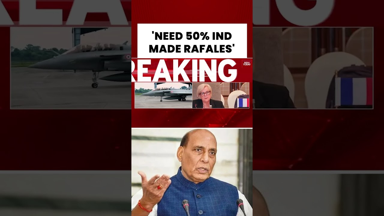 Rajnath Singh Pushes 50% Rafale Manufacturing in India After Modi&ndash;Macron Defence Talks |#indiafrance