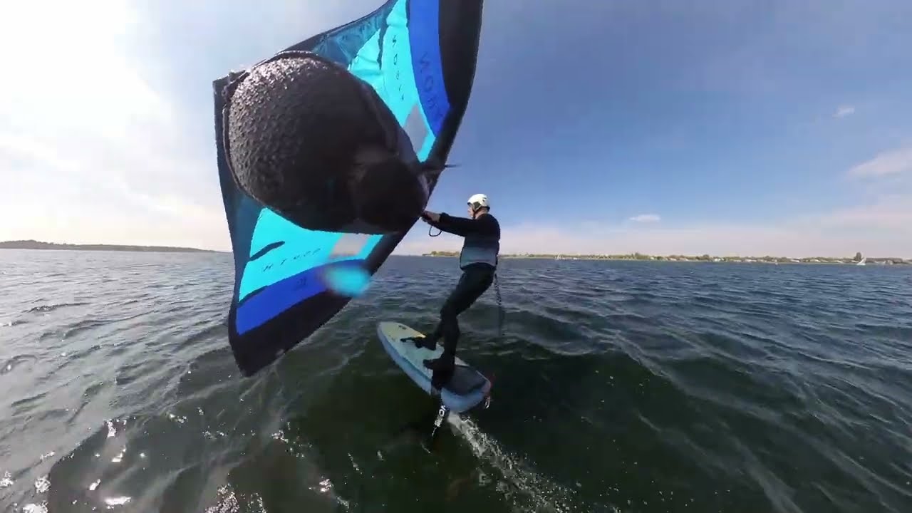 Wing Foilen am Veerse Meer 2025 | Jibe | Halse | Insta360 X3