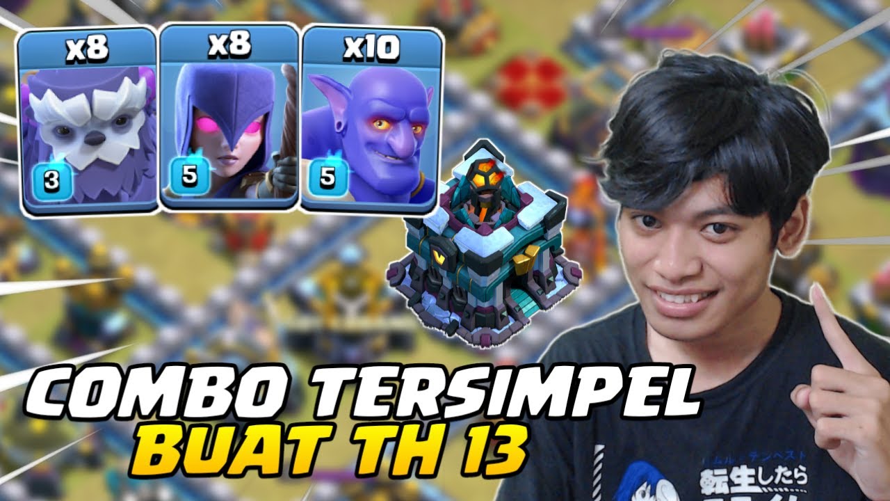 YANG SIMPEL2 AJA! Yeti Witch Bowler WAR TH 13 - COC Indonesia