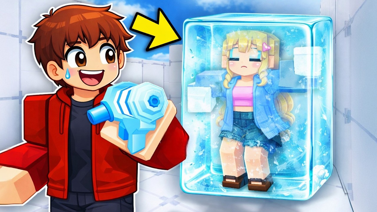 Am Trollat Familia Iancu Cu *FREEZE RAY* În Roblox Rivals...