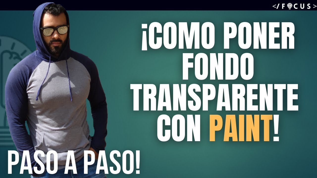 ✋ Poner fondo transparente con👉 PAINT👈  ❗ 💻 🚀 💯
