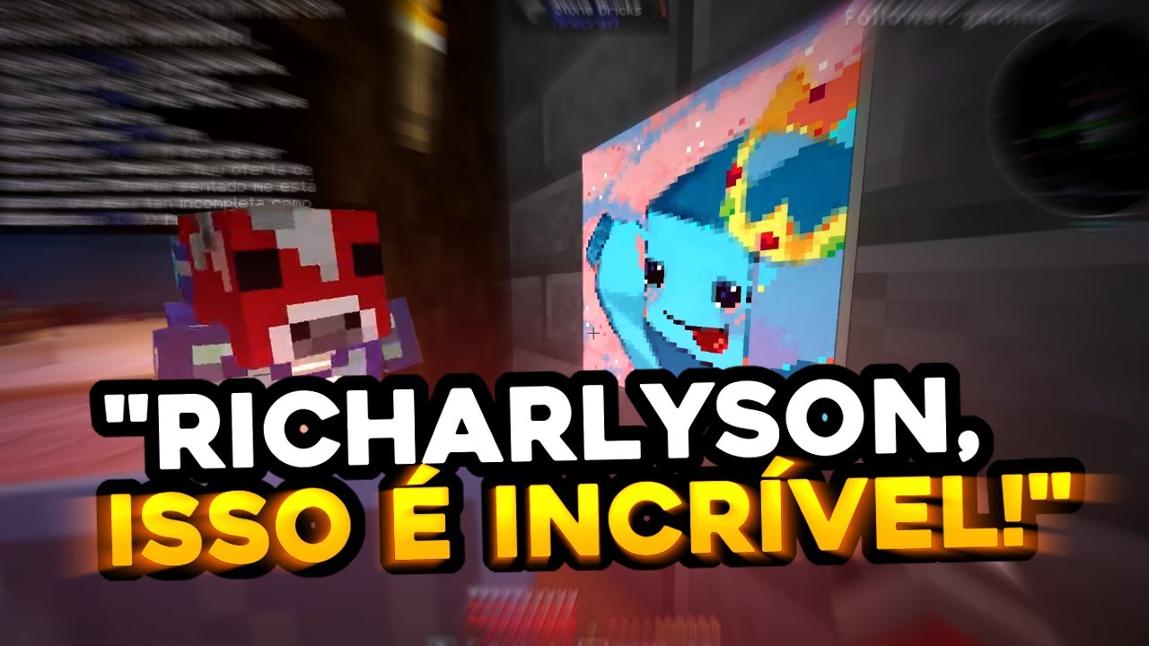 RICHARLYSON DÁ UMA ARTE DE PRESENTE PARA O BADBOYHALO (TRADUZIDO) - QSMP