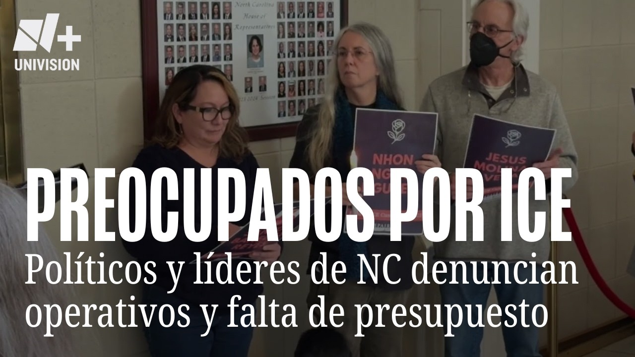 Políticos de Carolina del Norte muestran preocupación por operativos de ICE y falta de presupuesto