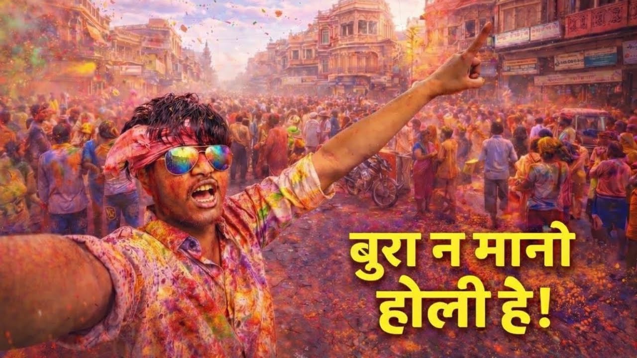 BANARAS KI HOLI 2026 😍 | Godowlia Chauraha Mein Aisi Holi Kabhi Nahi Dekhi