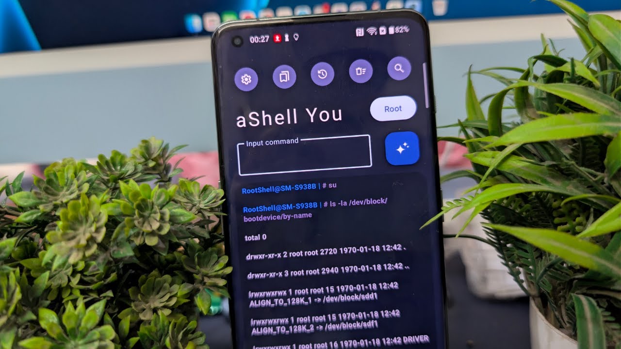 Приложение aShell You: запускайте команды ADB, root и Shell без компьютера!