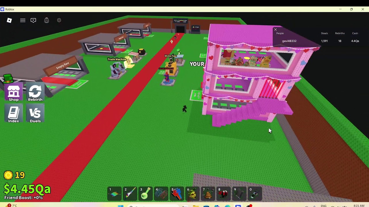 My Broadcast is gaming on roblox steal a brainrot