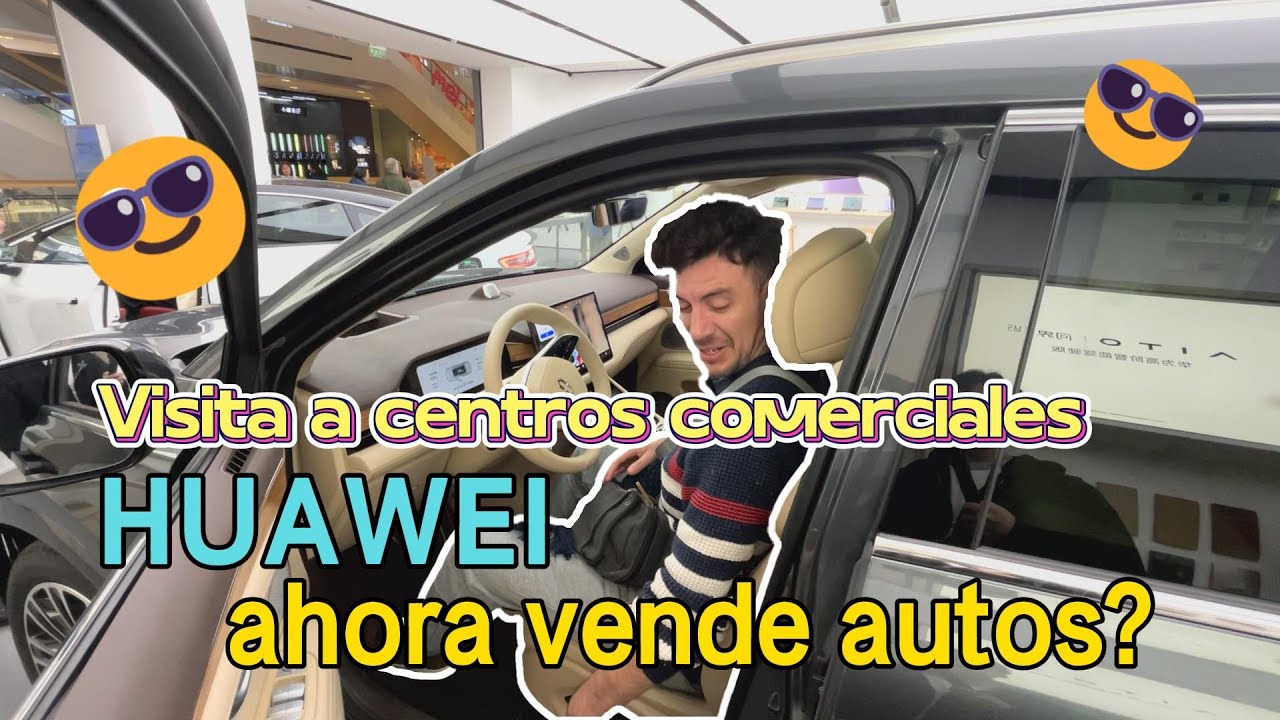 Visitamos un centro comercial en China y encotnramos que Huawei empieza a vender autos el&eacute;ctricos