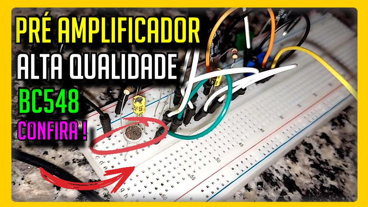 COMO FAZER UM PRÉ AMPLIFICADOR PARA MICROFONE DE ELETRETO ( ALTA QUALIDADE )