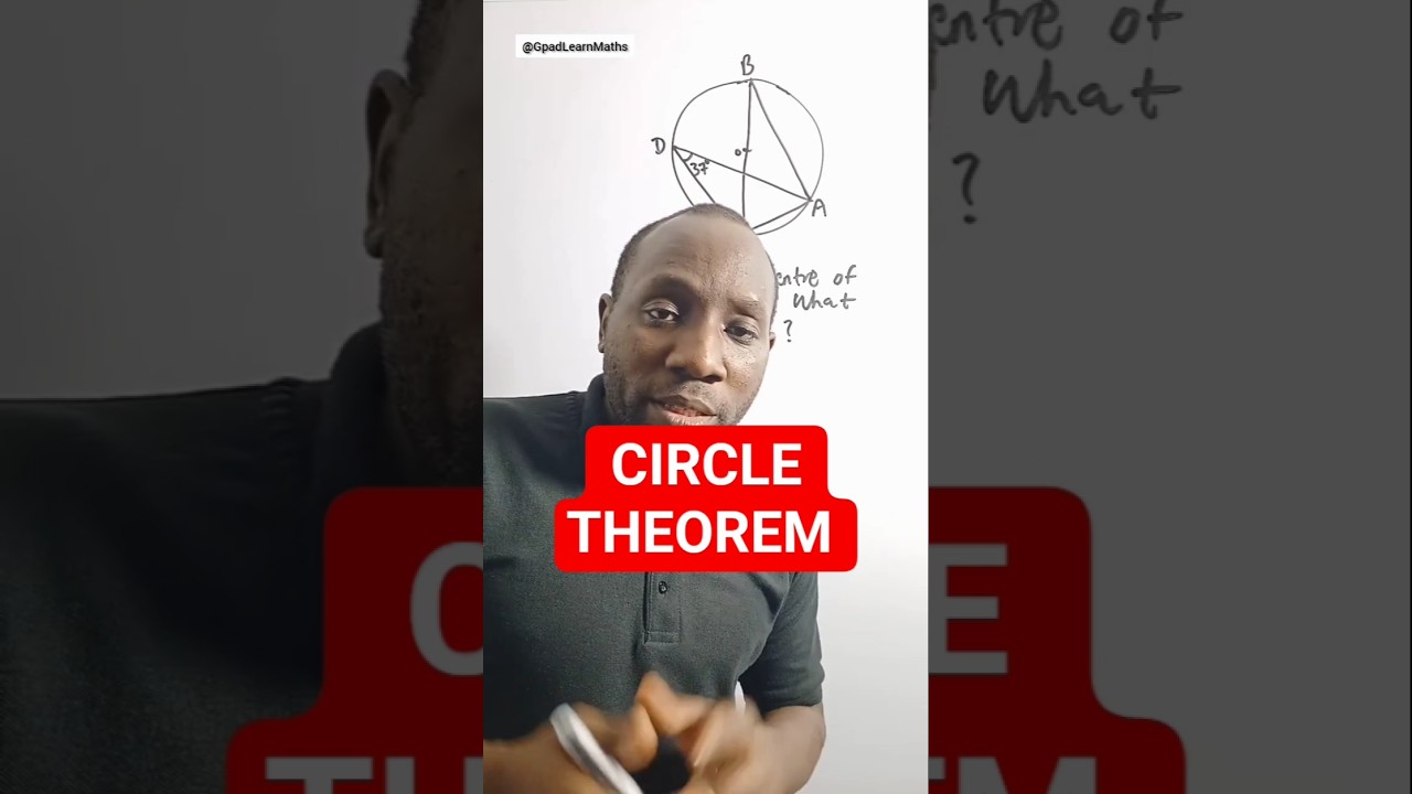Can you solve this question involving Circle Theorems? #circletheorems #mathswithgpad #igcse #sat