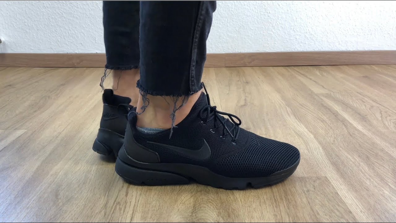 Nike Presto Fly &lsquo;All Black&rsquo; | UNBOXING & ON FEET | fashion shoes | 2018