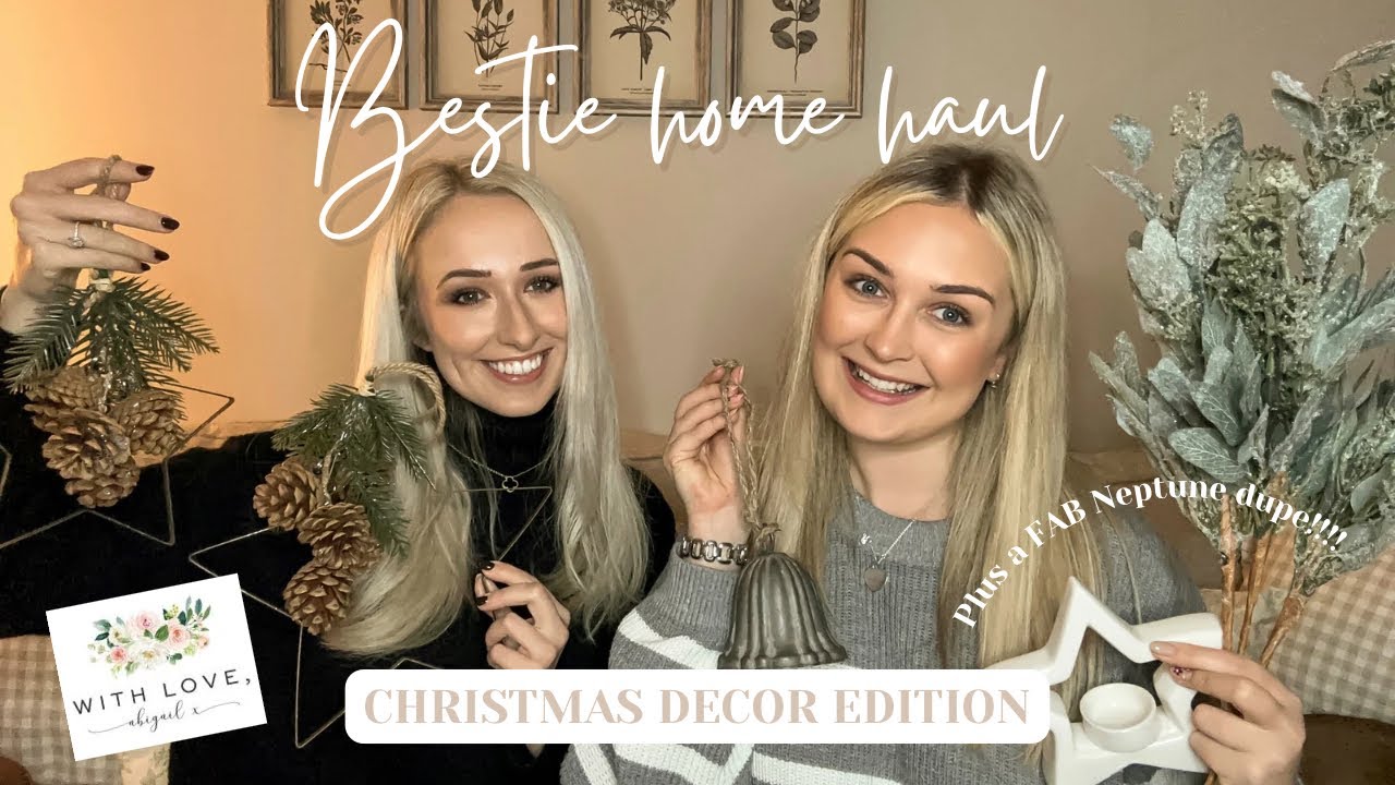 CHRISTMAS HOME DECOR HAUL | neutral xmas home accessories ~ The White Company & Neptune dupes!!