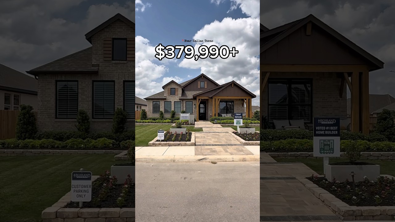 $379K BRAND NEW HOMES NEAR DALLAS TEXAS!