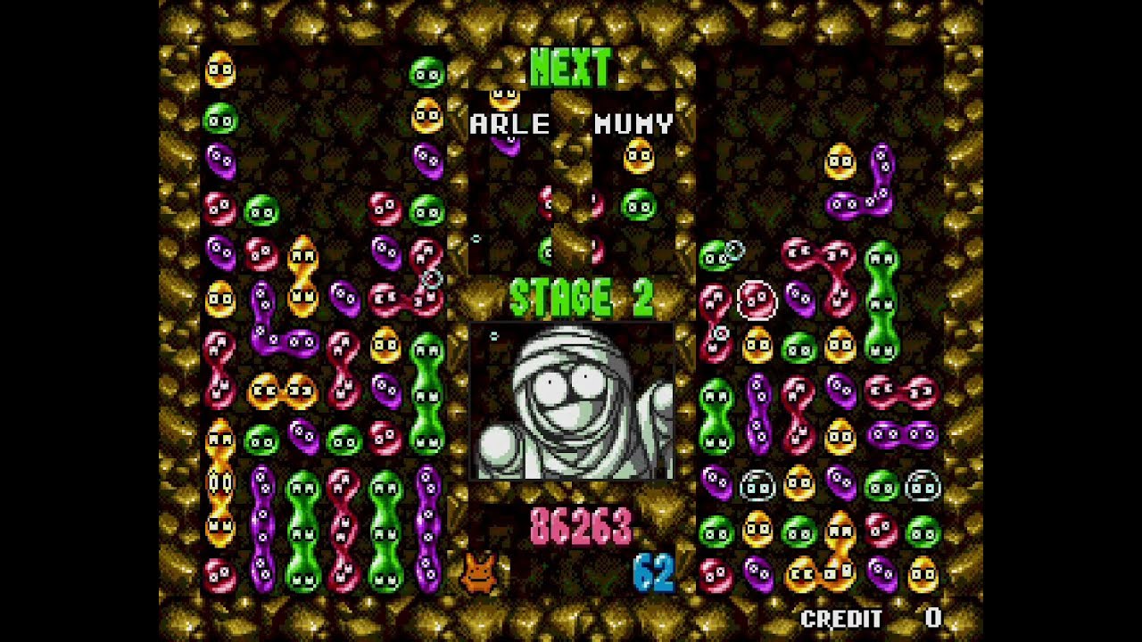 Mummy Gets a 7-Chain?! (Sega Ages Puyo Puyo 2)