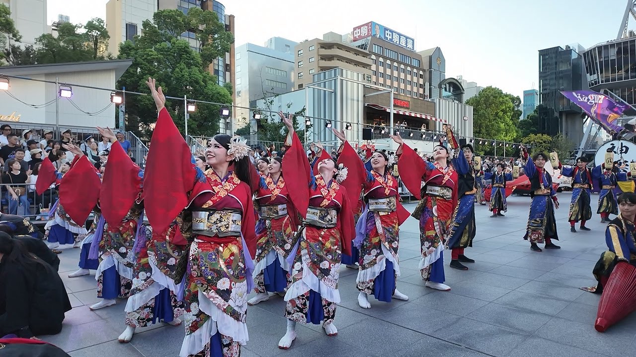 kagura　にっぽんど真ん中祭り 2025  どまつりパレード演舞