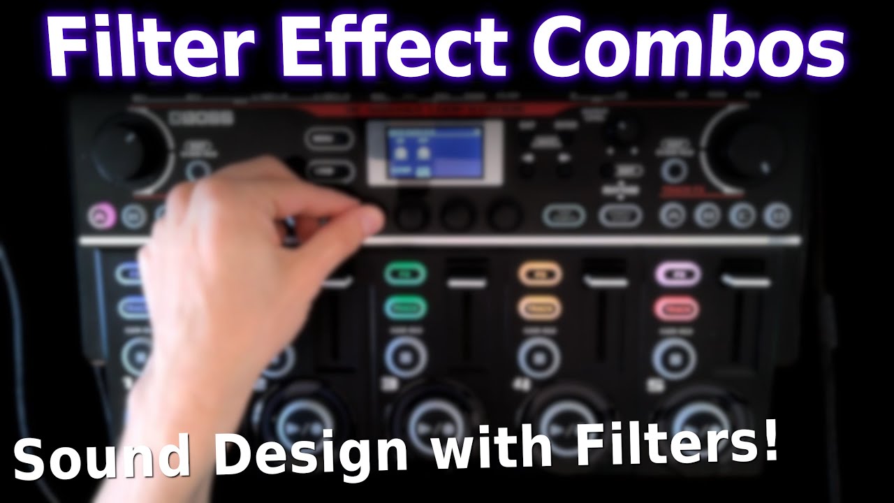 Filter Sound Design: Boss RC505-MK2 Filter Tutorial 2/2