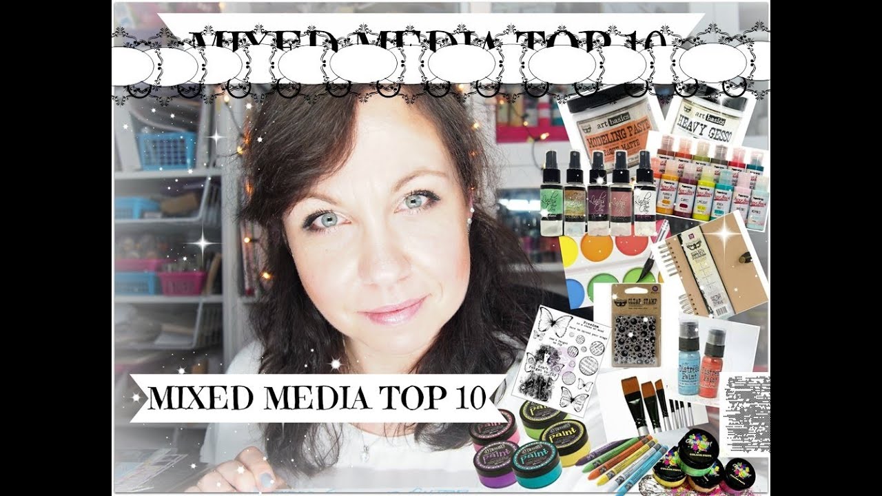 Mixed Media for Beginners SUPPLIES: How to get started ♡ Maremi's Small Art ♡