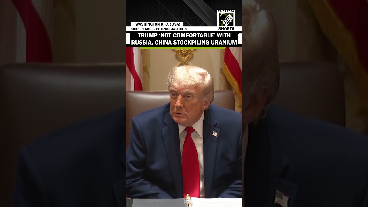 US Prez Trump said he&rsquo;s not comfortable with Russia and China stockpiling highly enriched uranium