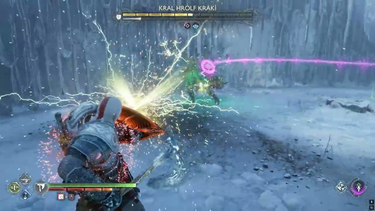 God Of War Ragnarok KİNG HROLF KRAKİ BERSERKER KİNG Boss Fight No Damage Zeus Armor Build GMGOW+