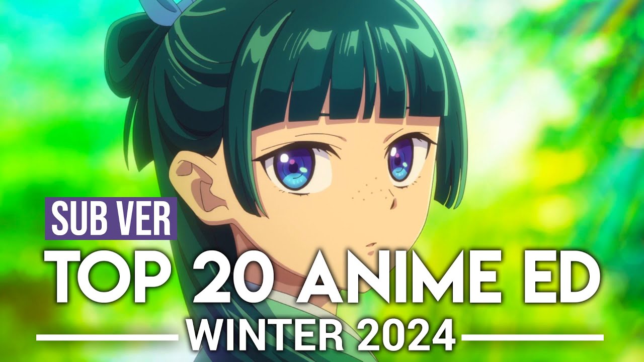 Top 20 Anime Endings - Winter 2024 (Subscribers Version)