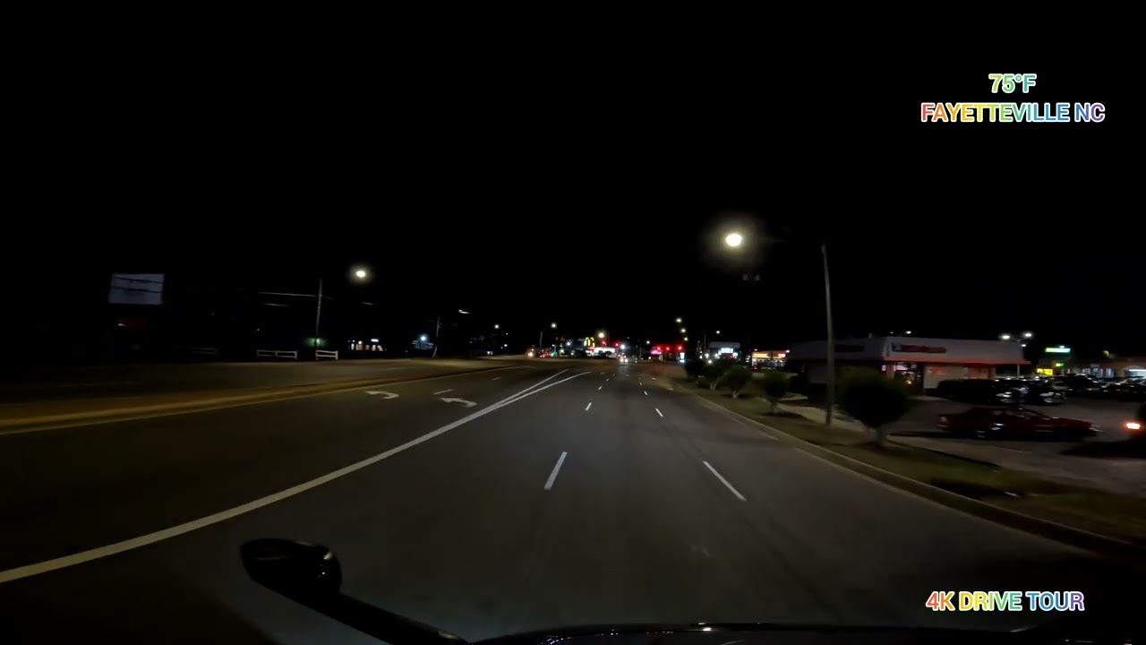 I DROVE THROUGH FAYETTEVILLE, NC LATE ONE NIGHT - HERE IS WHAT I SAW