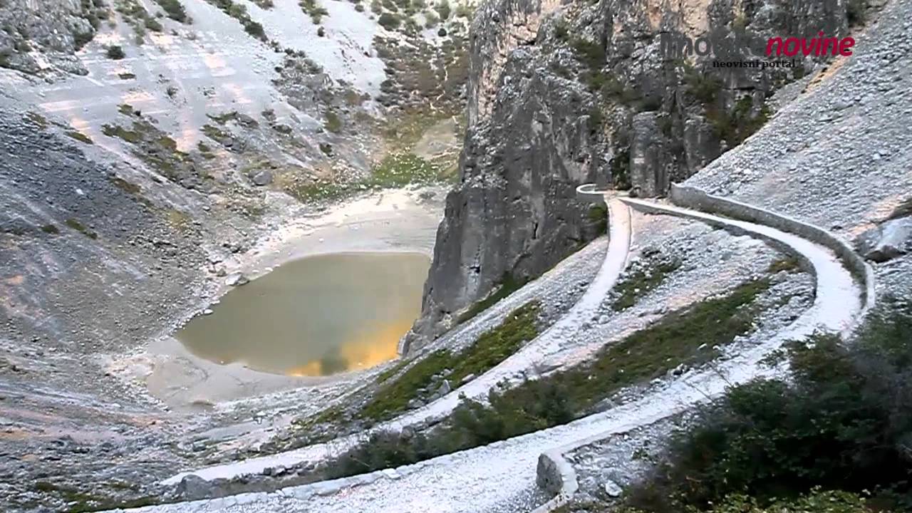 Imotski: Modro jezero skoro presu&scaron;ilo