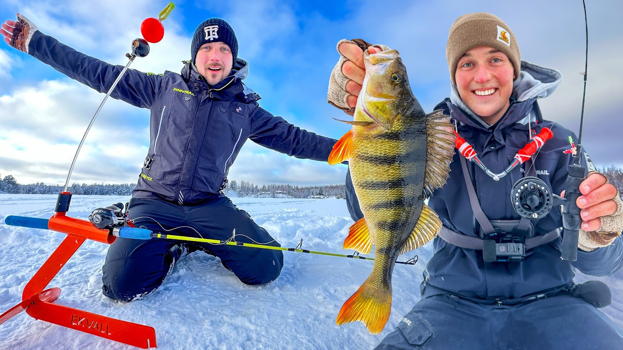 Så ismetar du gädda och pimplar abborre på isen! 🎣