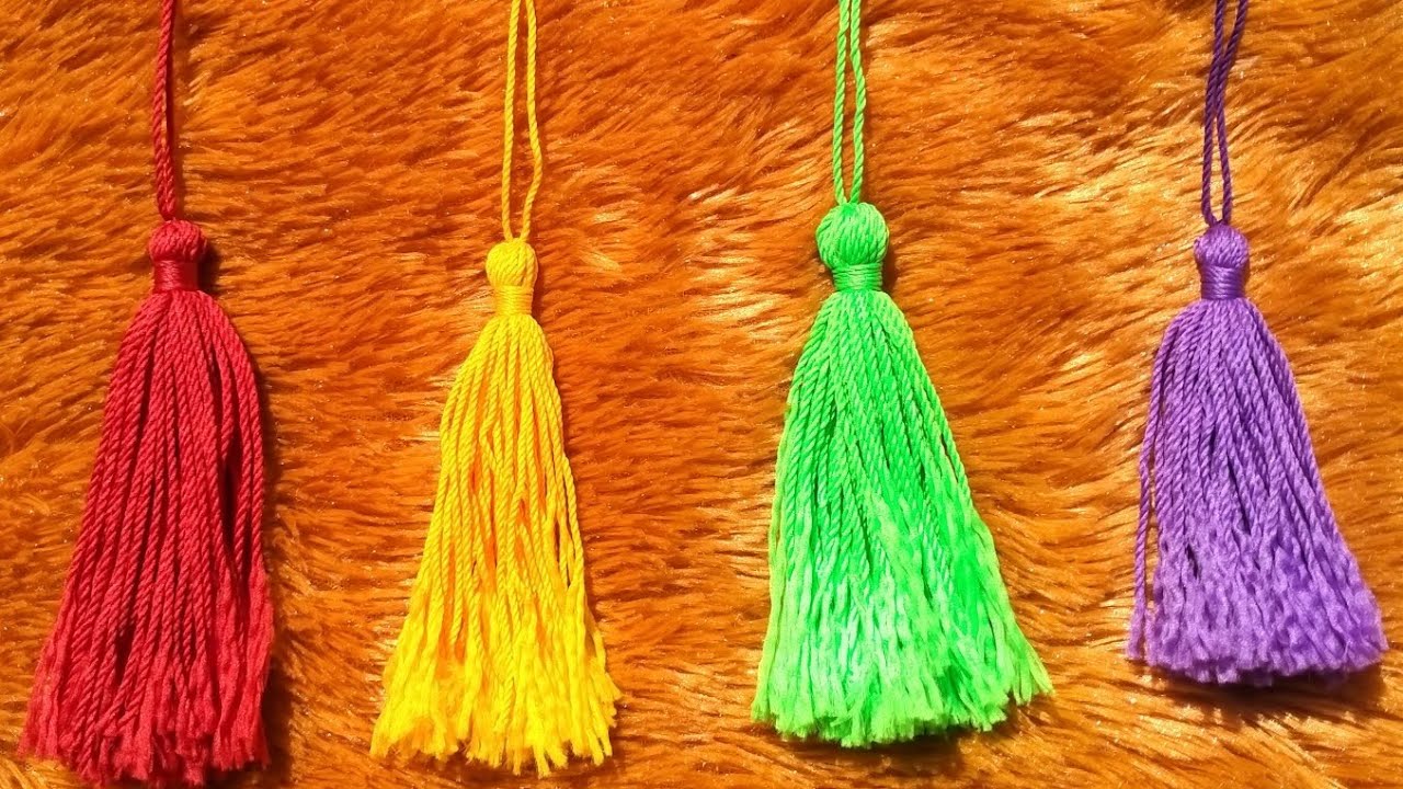 DIY - Tutorial Cara Mudah Membuat Tassel