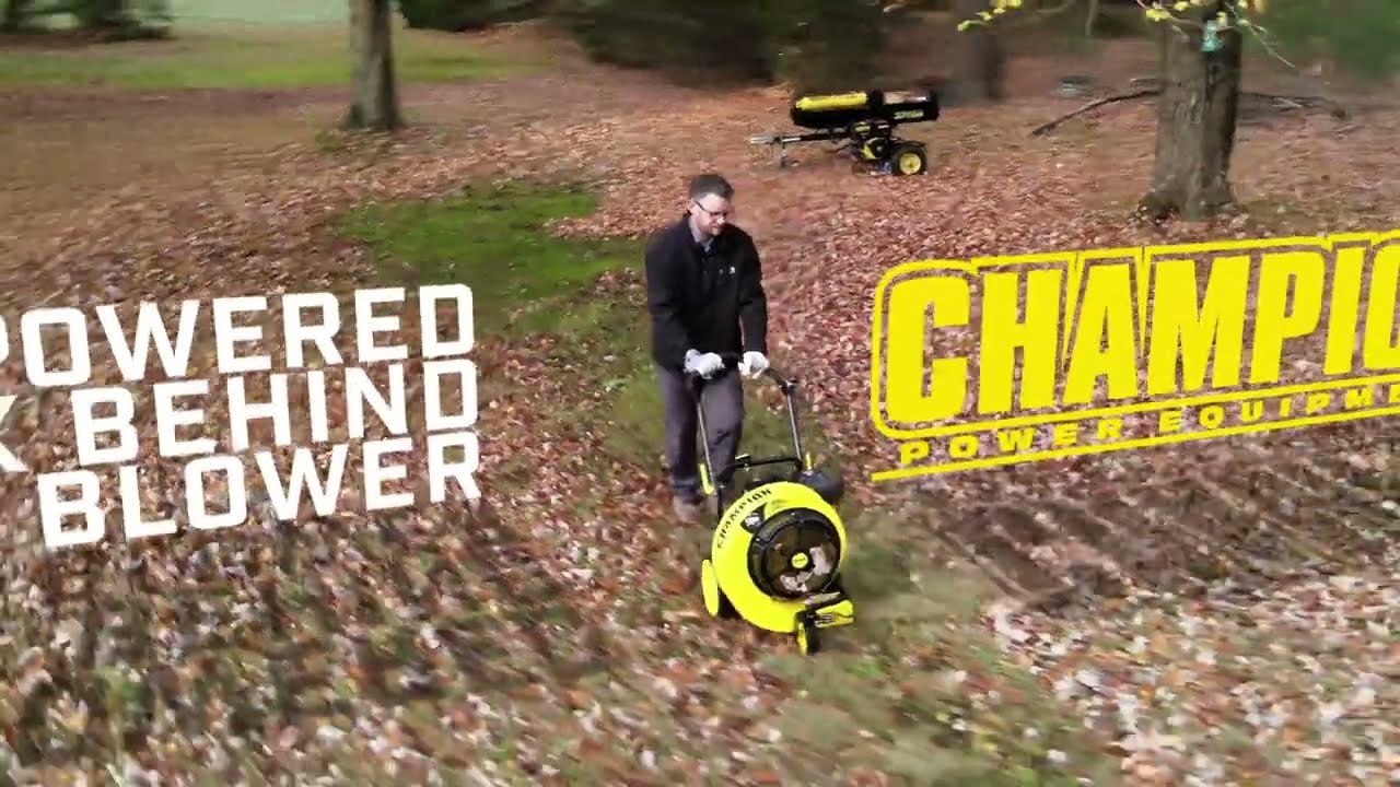 Champion 224cc 1300 CFM Walk Behind Leaf Blower (Model 200947)