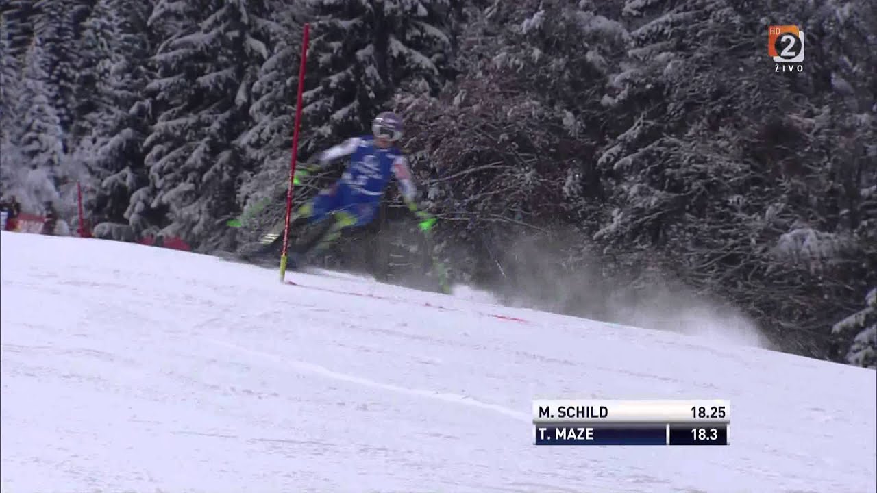 Tina Maze - Flachau (Slalom 1. vožnja)