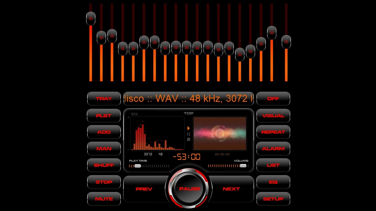 Future Synth - Compilation Spacedisco / skin Aimp media for CaPC