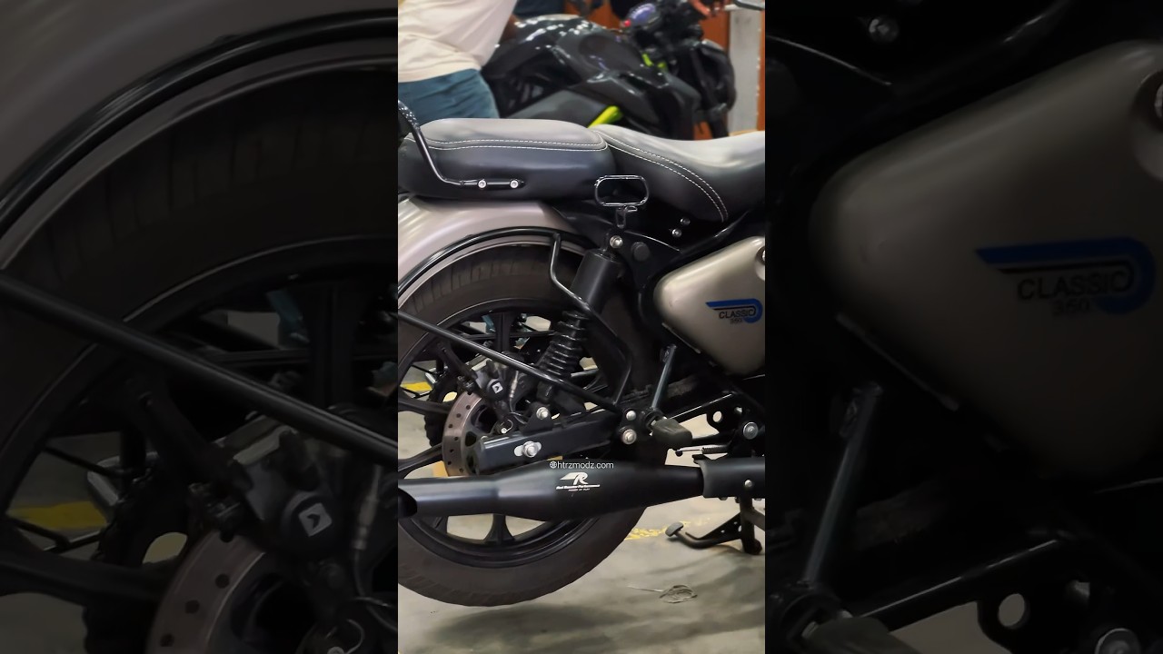 Red Rooster Performance Exhaust for Royal Enfield Classic 350💥🏍️ #redrooster #performanceexhaust
