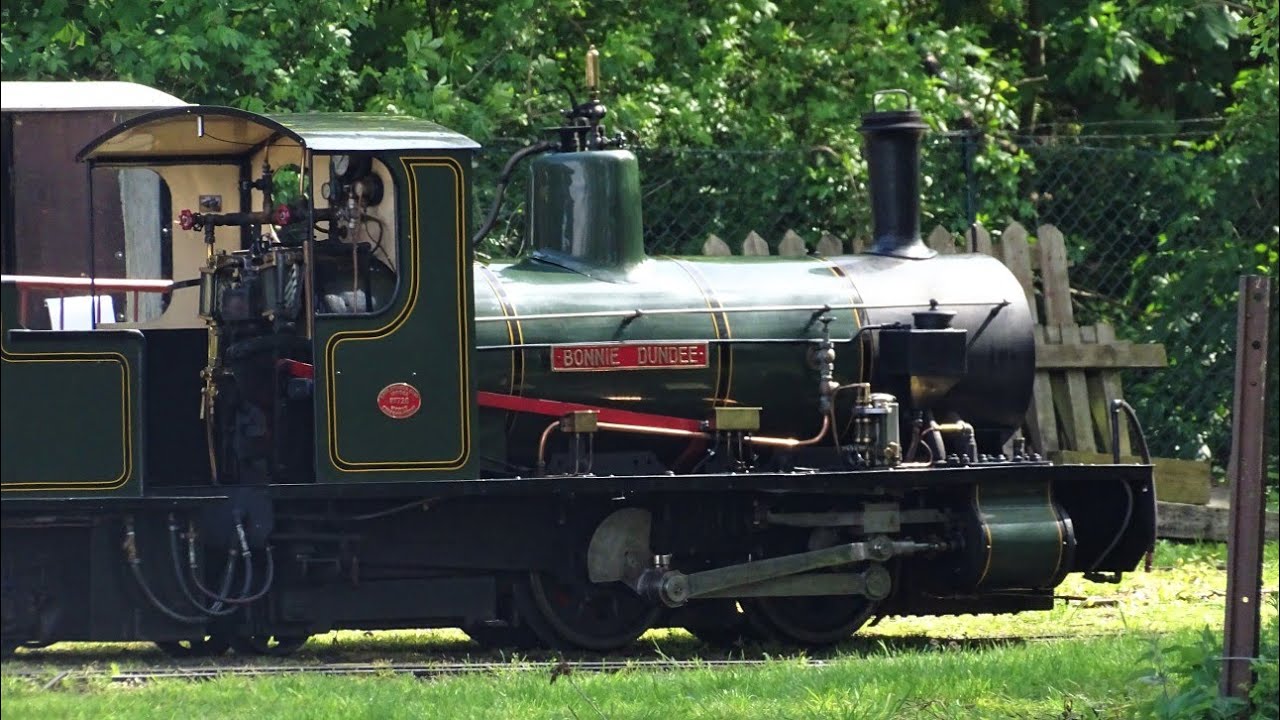 Cleethorpes Coast Light railway ( CCLR - Königswinter ) train around Cleethorpes, May 2024 🇬🇧🚂