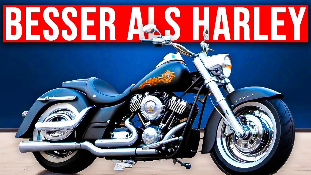 7 japanische Motorräder, die BESSER und GÜNSTIGER sind als Harley-Davidson!