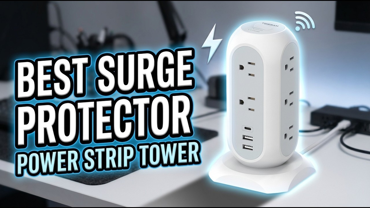 Best Surge Protector Power Strip Tower 2026: Top 7 Models for Home Office & Dorm Safety