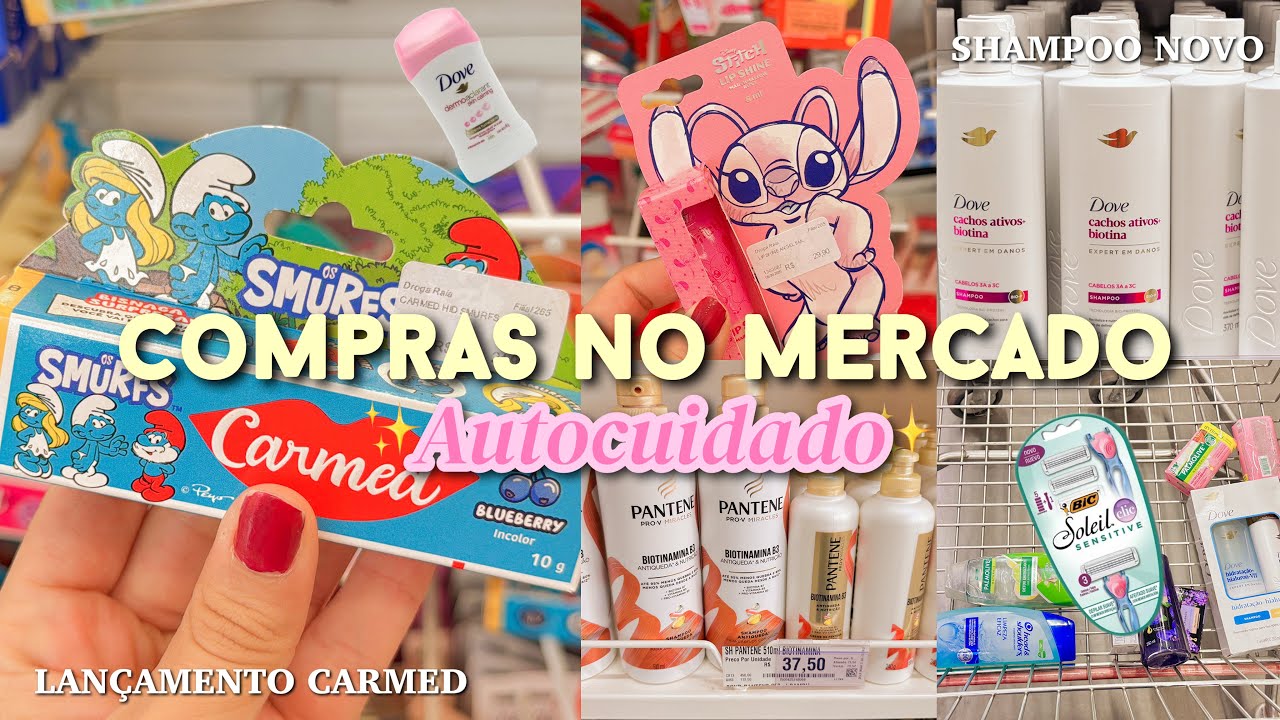 Compras de autocuidado baratas no supermercado🛒🧼 mercado| farmácia| lançamentos novos