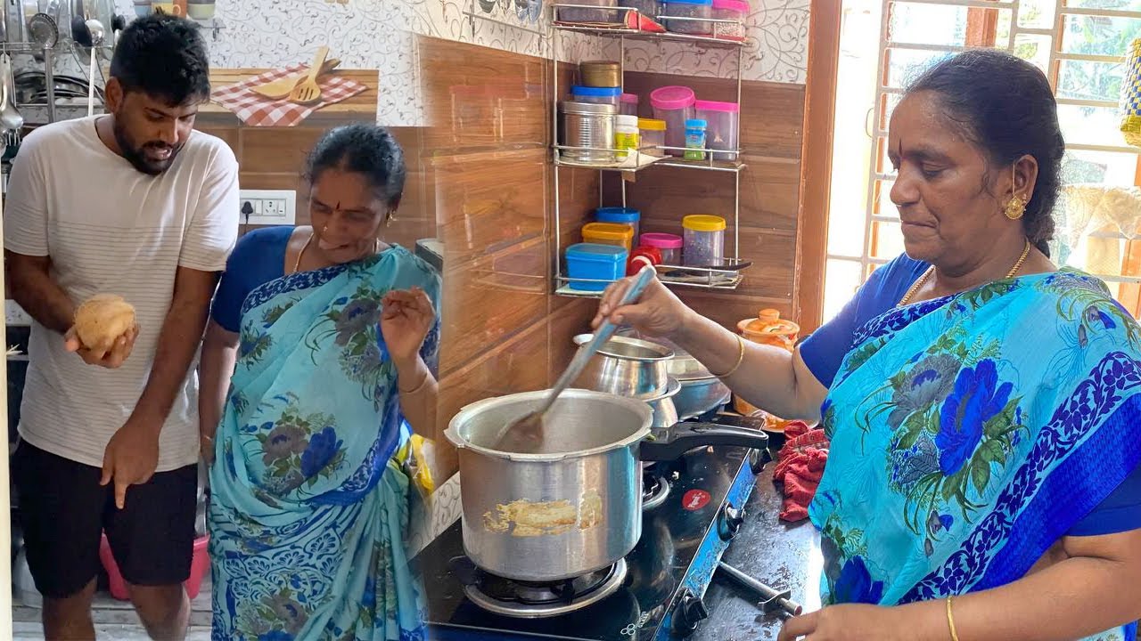 ரொம்ப நாளைக்கு அப்புறம் அம்மா குடல் கிரேவி செய்யுறாங்க || Make Boti Gravy || Amma Kai Pakkuvam