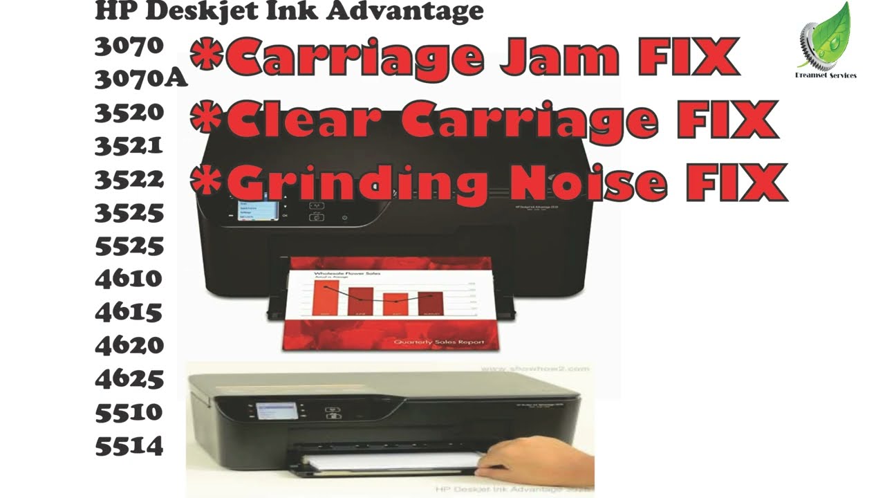 hp deskjet 5525 Jam Fix