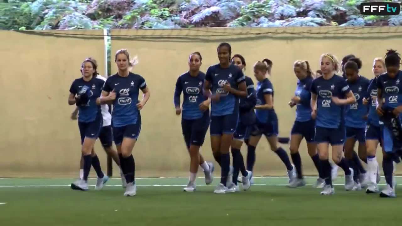 Equipe de France Féminine : Séance de décrassage