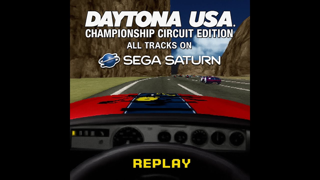 Daytona USA: Championship Circuit Edition 🧠 All Tracks on SEGA Saturn |