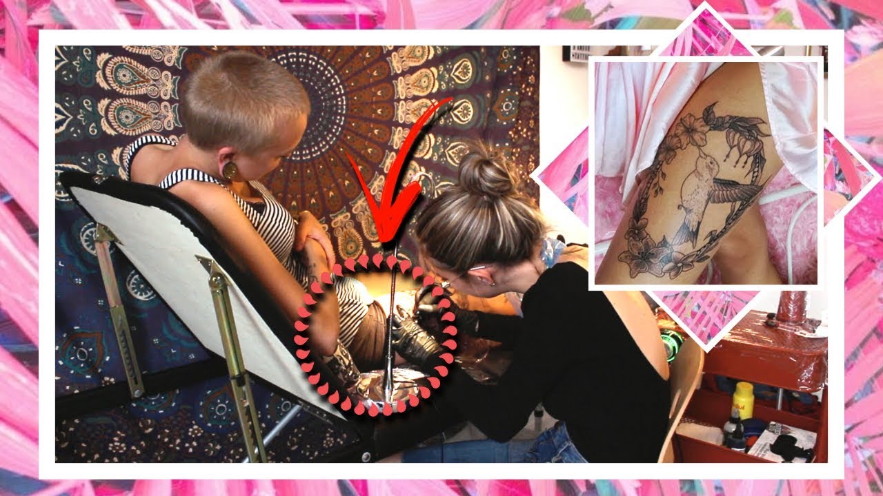 VLOG : JE ME FAIS TATOUER LA CUISSE !