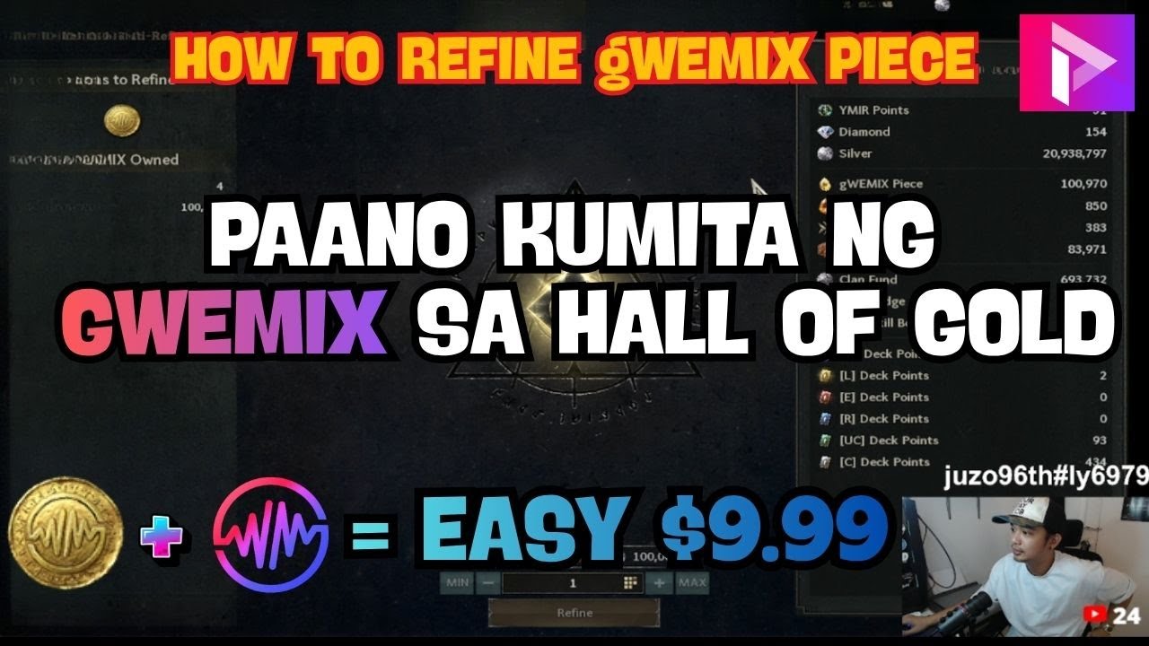 🔴 LEGEND OF YMIR GLOBAL :  PAANO KUMITA NG GWEMIX SA HALL OF GOLD 🔴