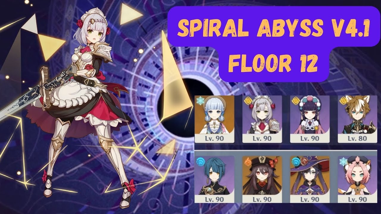 Noelle Sweeps V4.1 Floor 12 Spiral Abyss
