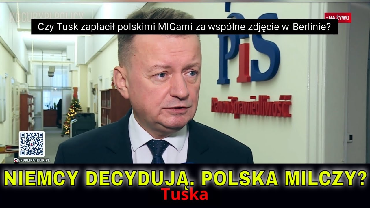 Czy Tusk zapłacił polskimi MIGami za wsp&oacute;lne zdjęcie w Berlinie?