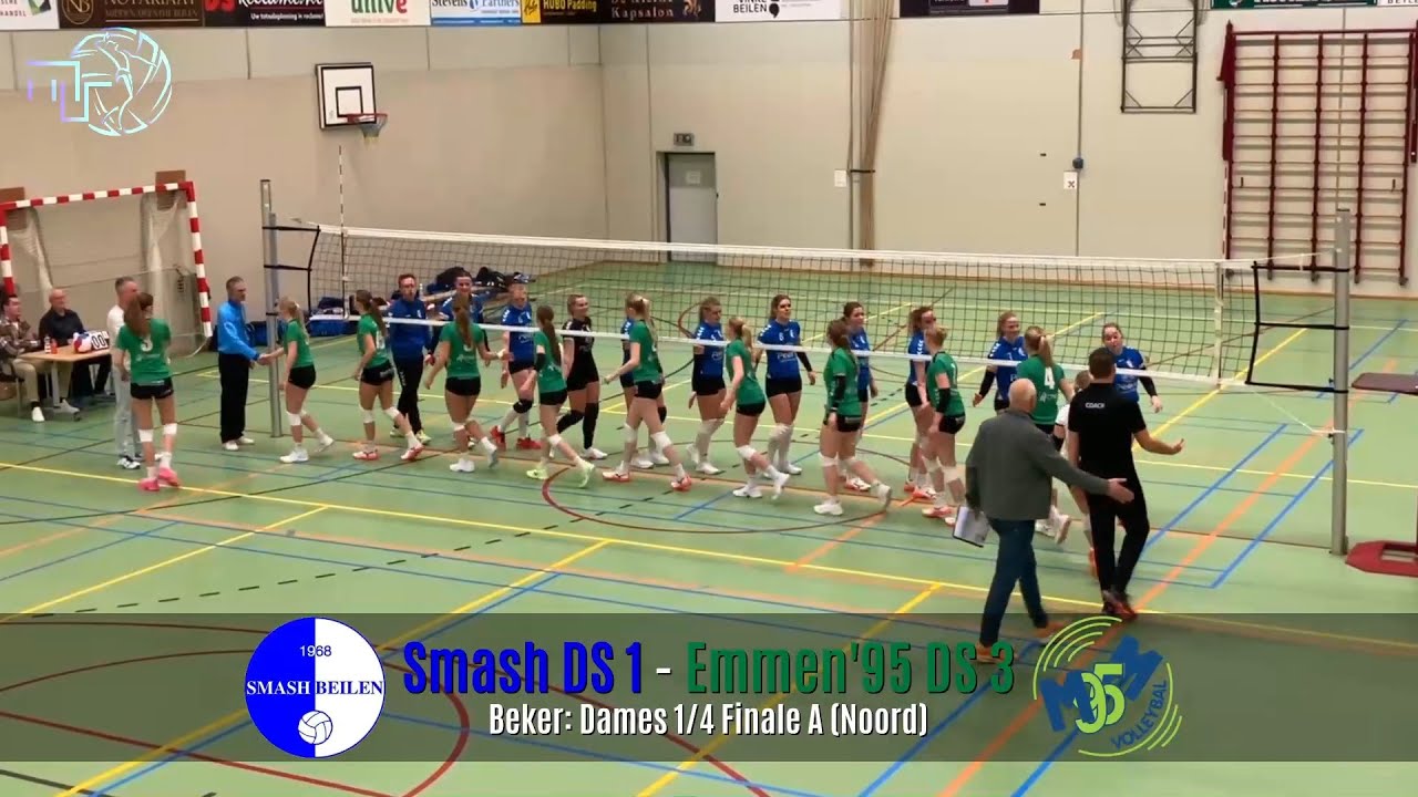 Volleybal Beker Dames 1/4 Finale A: Smash D1 - Emmen'95 D3 [21-01-2026]